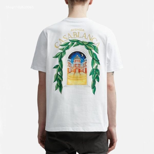 men's t-shirts casablanca door of time and space printed street t-shirt casa casual fashion comfortable short sleeve t-shirt 230411, White;black
men's t-shirts casablanca door of time and space printed street t-shirt casa casual fashion comfortable short sleeve t-shirt 230411, White;black