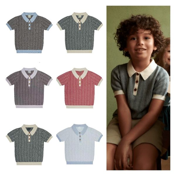 t shirts children s knitted ins2023 spring summer danish fu boy girl organic cotton striped short sleeve lapel 230411, Blue
t shirts children s knitted ins2023 spring summer danish fu boy girl organic cotton striped short sleeve lapel 230411, Blue
