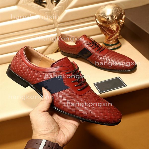 designer luxury men's dress shoes calf braided leather high-end atmospheric breathable business casual leather shoes, Black
designer luxury men's dress shoes calf braided leather high-end atmospheric breathable business casual leather shoes, Black