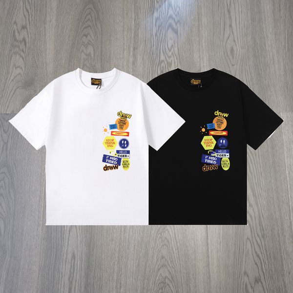 drews house graphic t shirts street fashion t-shirt short sleeve cotton drews house men clothing hight quality tees, White;black
drews house graphic t shirts street fashion t-shirt short sleeve cotton drews house men clothing hight quality tees, White;black