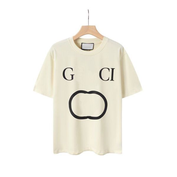 2023 designer letter print men's t shirt street hip hop high street short sleeve women's t shirt fashion couple sweatshirt 666s73, Black;brown