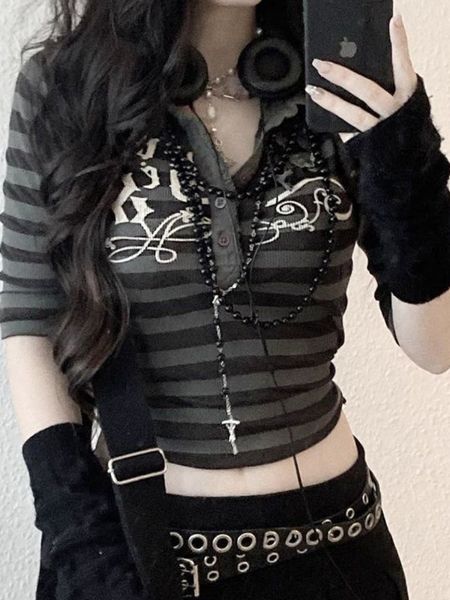women's t-shirt qweek gothic harajuku punk stripped crop t shirts women goth streetwear graphic tshirt y2k dark korean fashion 230411, White
women's t-shirt qweek gothic harajuku punk stripped crop t shirts women goth streetwear graphic tshirt y2k dark korean fashion 230411, White