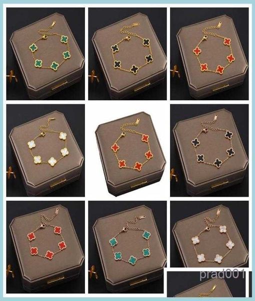 2023 classic charm bracelets charm design colorf jewelry clover bracelet 18k rose gold stainless steel for women drop, Golden;silver
2023 classic charm bracelets charm design colorf jewelry clover bracelet 18k rose gold stainless steel for women drop, Golden;silver