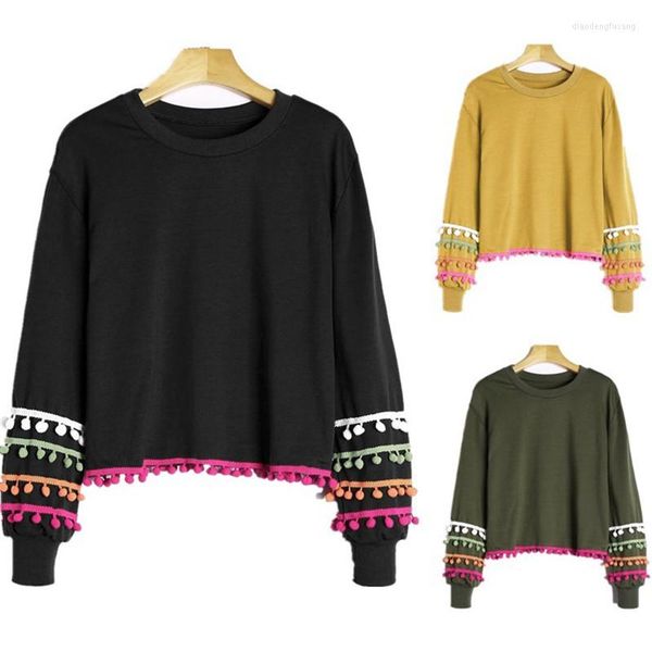 women's hoodies fashion women ladies autumn winter sweatshirt solid color ball hoddies sweet pom tassel casual pullover, Black
women's hoodies fashion women ladies autumn winter sweatshirt solid color ball hoddies sweet pom tassel casual pullover, Black