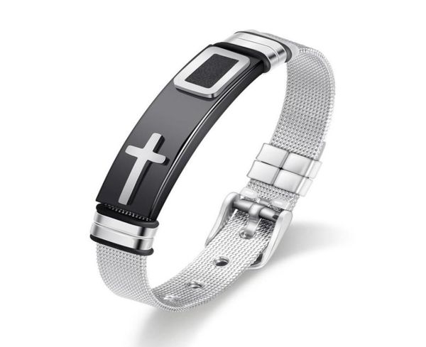 believe gold jesus cross bracelet bangle stainless steel pin buckle watch bands wristband bracelets for men fashion jewelry1842033, Black
believe gold jesus cross bracelet bangle stainless steel pin buckle watch bands wristband bracelets for men fashion jewelry1842033, Black