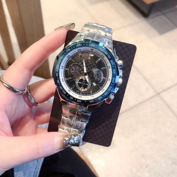 sports mens watch fashion brand designer men watches stainless steel band auto date man business quartz wristwatches christmas father's, Slivery;brown
sports mens watch fashion brand designer men watches stainless steel band auto date man business quartz wristwatches christmas father's, Slivery;brown