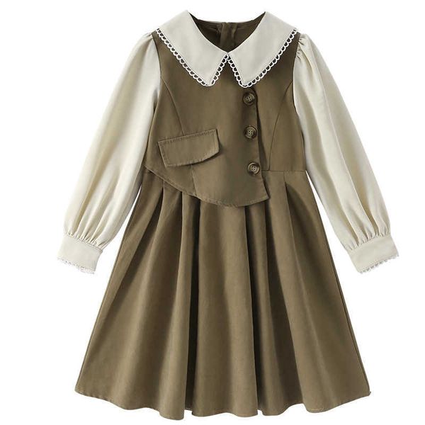 girl's dresses teen girls patchwork dress spring 2023 new fashion kids clothing children elegant party dresses #7263 aa230410, Red;yellow
girl's dresses teen girls patchwork dress spring 2023 new fashion kids clothing children elegant party dresses #7263 aa230410, Red;yellow