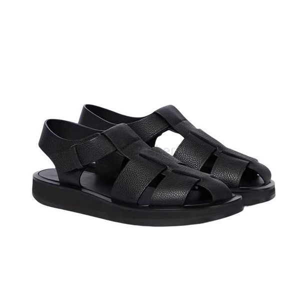 the row original single row lychee pattern hollowed out woven genuine leather roman shoes fashionable and comfortable thick soled toe sandal, Black
the row original single row lychee pattern hollowed out woven genuine leather roman shoes fashionable and comfortable thick soled toe sandal, Black