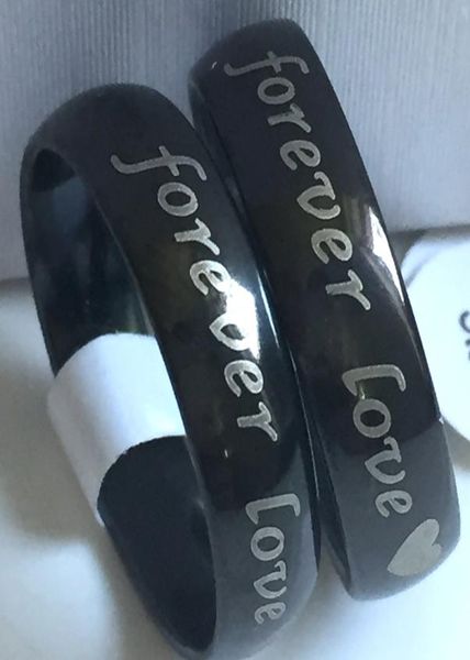30pcs forever love black comfortfit 6mm band ring man women finger ring 316l stainless steel jewelry sizes assorted brand new who9329447, Silver
30pcs forever love black comfortfit 6mm band ring man women finger ring 316l stainless steel jewelry sizes assorted brand new who9329447, Silver