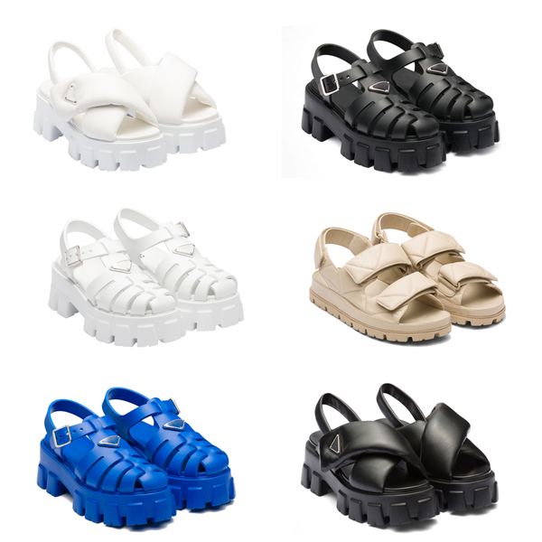 sandals designer woman sandals monolith rubber sandal slippers luxury summer buckle strap patent leather slides classics wide solid pattern, Black
sandals designer woman sandals monolith rubber sandal slippers luxury summer buckle strap patent leather slides classics wide solid pattern, Black