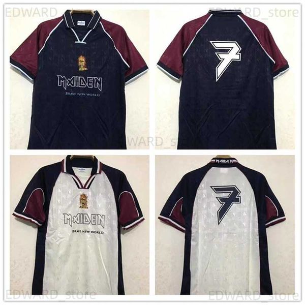 diy tees polos 1999 iron retro maiden eddie short-sleeved t-shirt football shirt camisa heavy metal lady home and away soccer jersey t230411, Black
diy tees polos 1999 iron retro maiden eddie short-sleeved t-shirt football shirt camisa heavy metal lady home and away soccer jersey t230411, Black