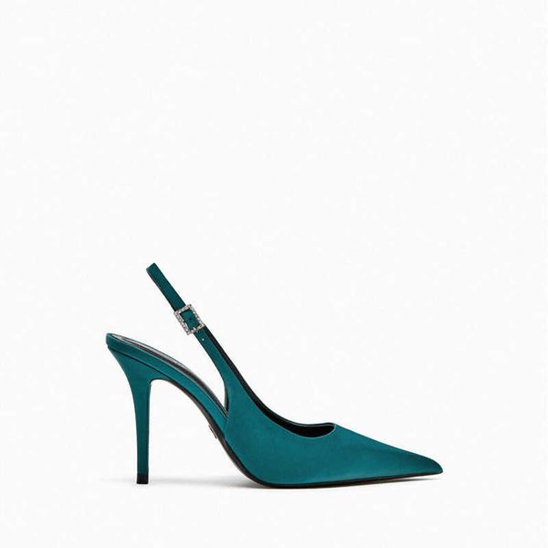 nxy sandals green high heel slingback pumps for women summer pointed toe heels office lady stiletto shoes elegant heeled 230406, Black
nxy sandals green high heel slingback pumps for women summer pointed toe heels office lady stiletto shoes elegant heeled 230406, Black