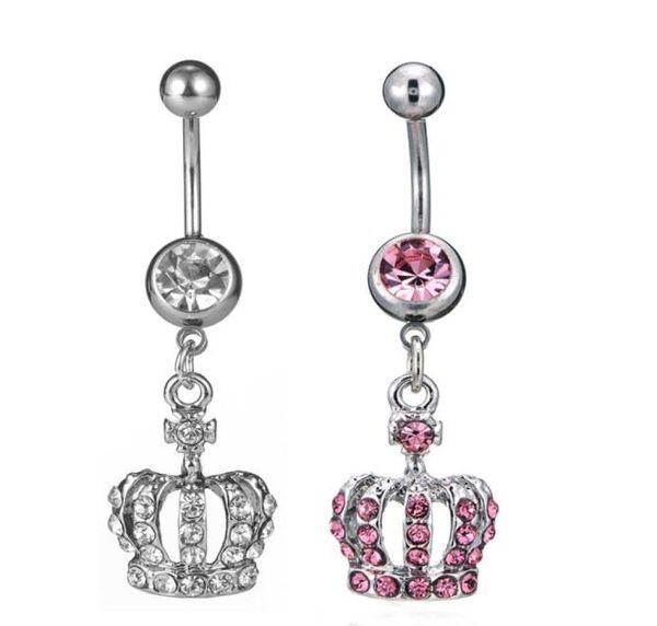 d0698 crown belly ring 14ga 10 mm length01234567899792365, Silver
d0698 crown belly ring 14ga 10 mm length01234567899792365, Silver