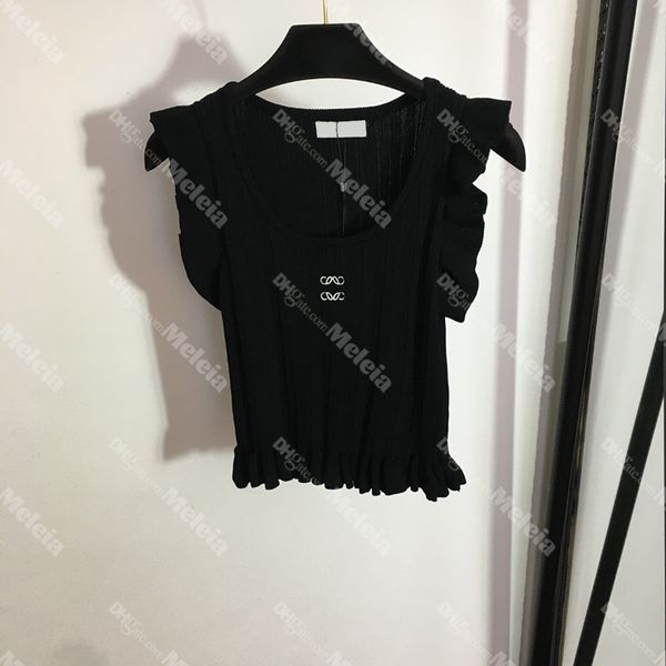 lotus leaf short sleeve tees women embroidered tanks lady knits summer ins fashion female tank top, White
lotus leaf short sleeve tees women embroidered tanks lady knits summer ins fashion female tank top, White