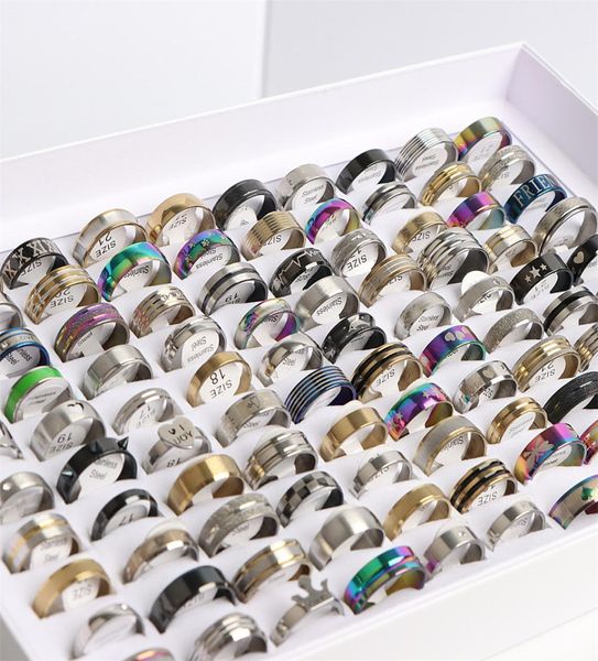 fashion colorful stainless steel finger rings jewelry for women men heart love mix style simple party gifts whole 100pcslot4771510, Golden;silver
fashion colorful stainless steel finger rings jewelry for women men heart love mix style simple party gifts whole 100pcslot4771510, Golden;silver
