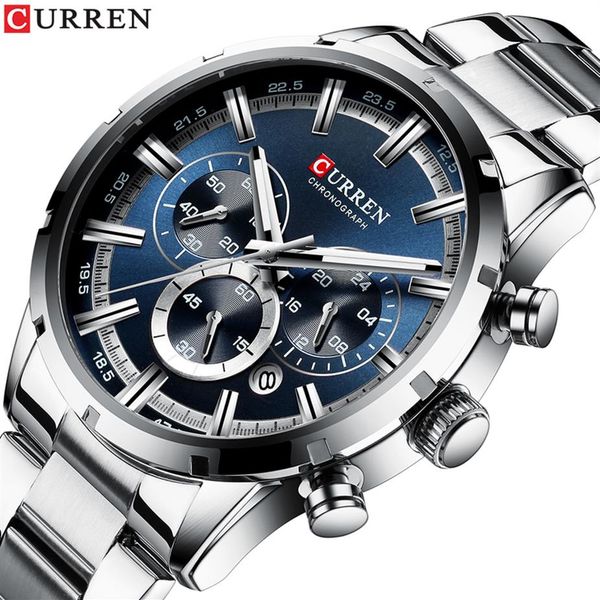 relogio masculino curren fashion mens watches brand luxury wrist quartz clock men waterproof chronograph 220329274g, Slivery;brown
relogio masculino curren fashion mens watches brand luxury wrist quartz clock men waterproof chronograph 220329274g, Slivery;brown
