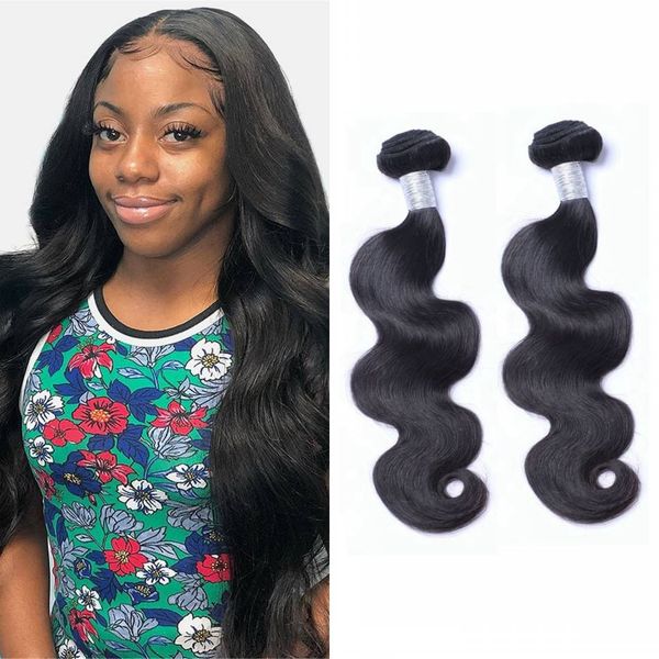 brazilian human hair 9a 2 bundles body wave hair weave extensions natural color 8-26 inch, Black
brazilian human hair 9a 2 bundles body wave hair weave extensions natural color 8-26 inch, Black