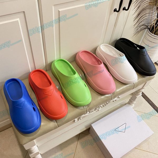 macaron sandal famous designer woman shoe man luxury foam rubber mules embossed triangle outside pool slides summer classic comfort flat sli, Black
macaron sandal famous designer woman shoe man luxury foam rubber mules embossed triangle outside pool slides summer classic comfort flat sli, Black