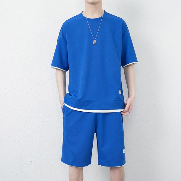men's tracksuits summer clothes for solid color tshirts shorts two piece set casual fashion clothing 2023 short streetwear 230411, Gray
men's tracksuits summer clothes for solid color tshirts shorts two piece set casual fashion clothing 2023 short streetwear 230411, Gray