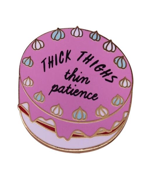 thick thighs thin patience cake enamel brooch pins badge lapel pin brooches alloy metal fashion jewelry accessories6108787, Blue
thick thighs thin patience cake enamel brooch pins badge lapel pin brooches alloy metal fashion jewelry accessories6108787, Blue