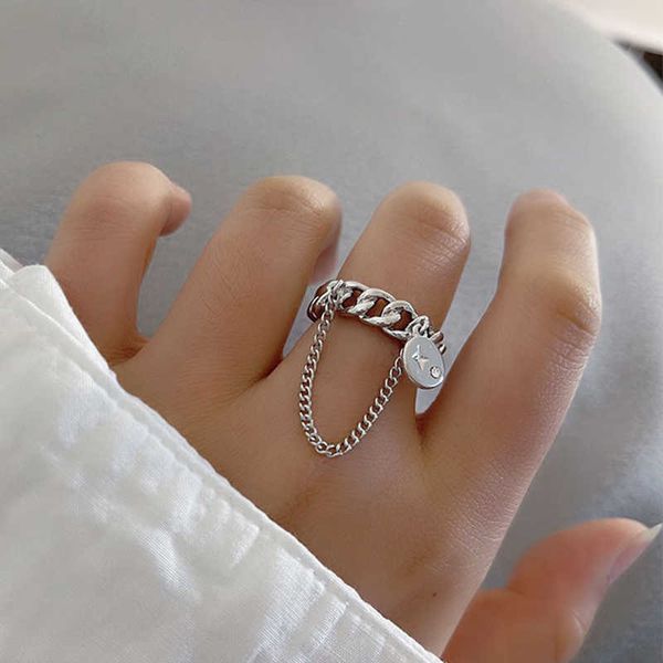 band rings fashion star open rings chain women chic trendy star chain rings valentines dating jewelry gift p230411, Silver
band rings fashion star open rings chain women chic trendy star chain rings valentines dating jewelry gift p230411, Silver