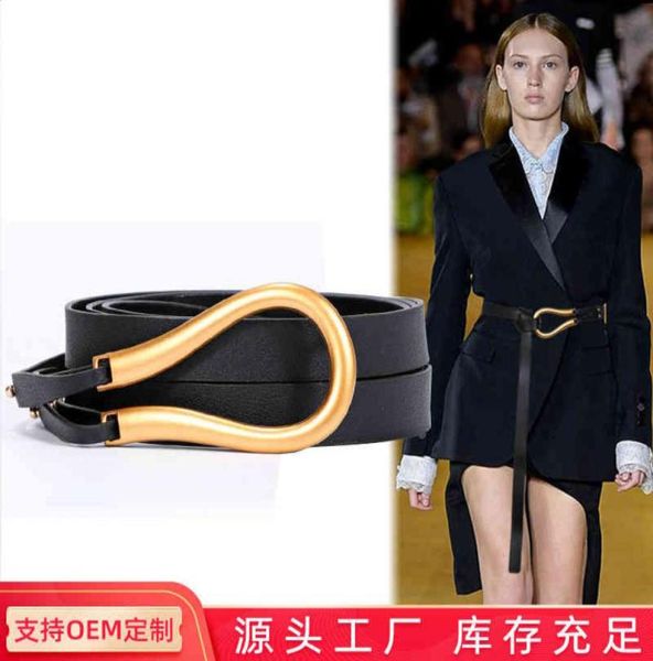 waistbands belt women039s style fashion versatile horseshoe button decorative suit with shirt and waist seal3703690, Black;brown
waistbands belt women039s style fashion versatile horseshoe button decorative suit with shirt and waist seal3703690, Black;brown