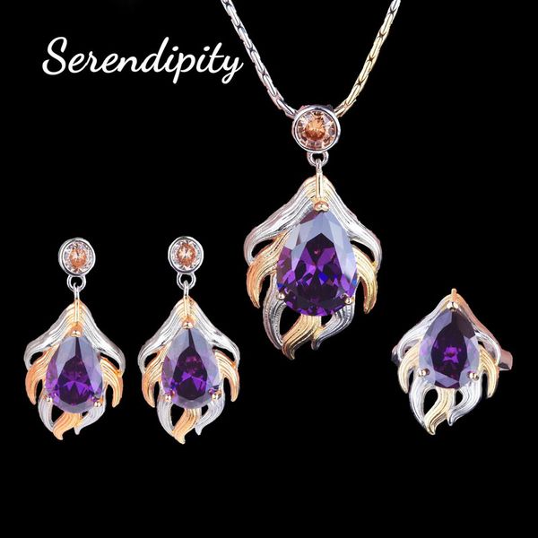 purple zircon earrings ring & pendant necklace lucky wedding sets for wemon love fashion jewelry gold plated luxury jewelry able to opened 5, Silver
purple zircon earrings ring & pendant necklace lucky wedding sets for wemon love fashion jewelry gold plated luxury jewelry able to opened 5, Silver