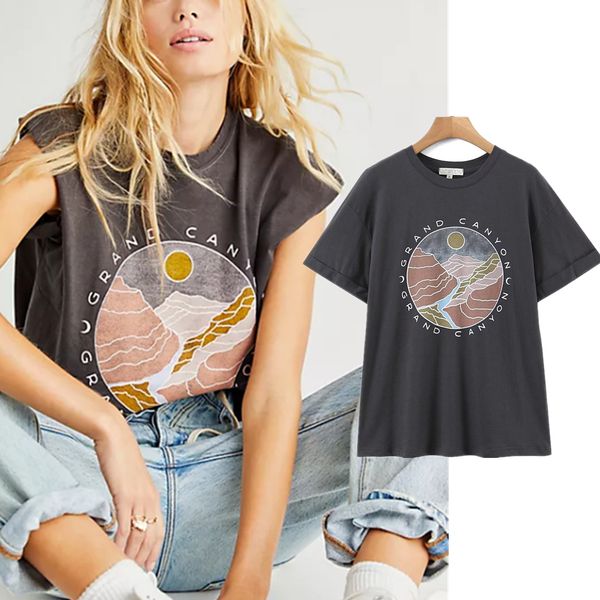 women's tshirt maxdutti 2023 summer american style retro tshirt street loose sunset cartoon printing cottonfor women 230411, White
women's tshirt maxdutti 2023 summer american style retro tshirt street loose sunset cartoon printing cottonfor women 230411, White