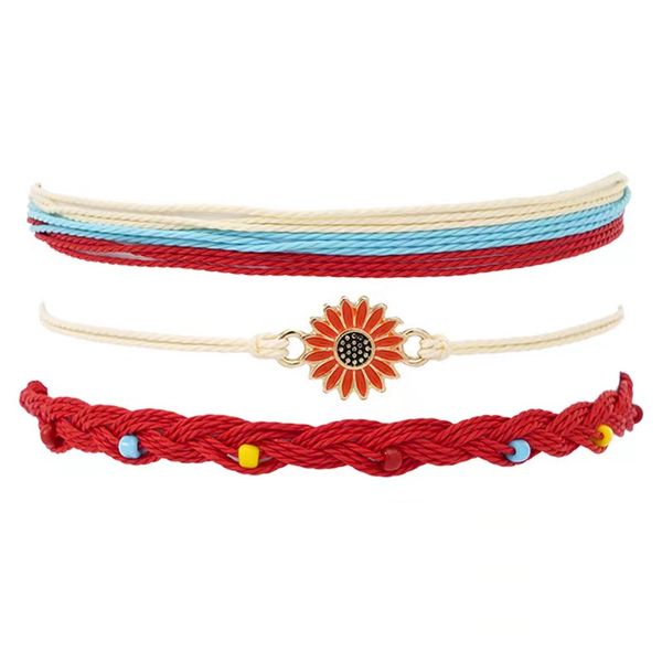 new handwoven bracelet multi piece set with turtle, sea wave, sunflower, chrysanthemum, ethnic style, Golden;silver
new handwoven bracelet multi piece set with turtle, sea wave, sunflower, chrysanthemum, ethnic style, Golden;silver
