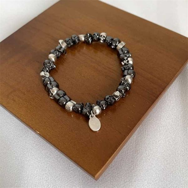 fashion design jewelry new skeleton head bracelet male and female personalized style brass plated ghost talent design long, Silver
fashion design jewelry new skeleton head bracelet male and female personalized style brass plated ghost talent design long, Silver
