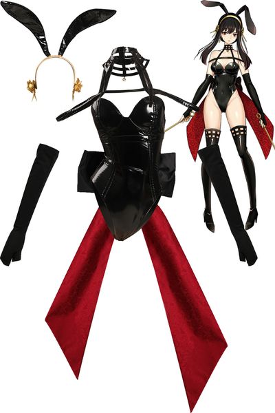 set spy cosplay family costume yor forger bunny girls outfits black women ladies bodysuit stocking halloween role play party 230411, Red;black
set spy cosplay family costume yor forger bunny girls outfits black women ladies bodysuit stocking halloween role play party 230411, Red;black