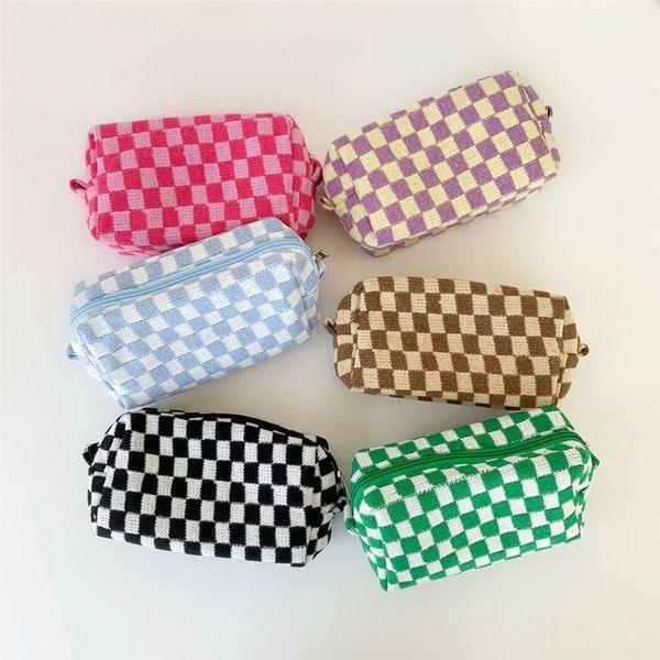 cosmetic bags cases lattice cosmetic bag hit color knitted fabric makeup organizer bags travel toiletry bag for women zipper beauty case pen
cosmetic bags cases lattice cosmetic bag hit color knitted fabric makeup organizer bags travel toiletry bag for women zipper beauty case pen