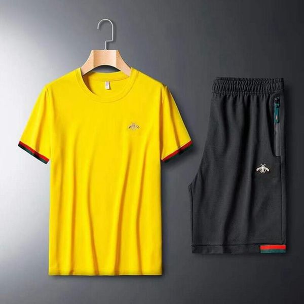 men tracksuits luxury designer t-shirt and short pants 2 piece sets summer casual embroidery tees shorts sets fashion trend short-sleeve sui, Gray
men tracksuits luxury designer t-shirt and short pants 2 piece sets summer casual embroidery tees shorts sets fashion trend short-sleeve sui, Gray