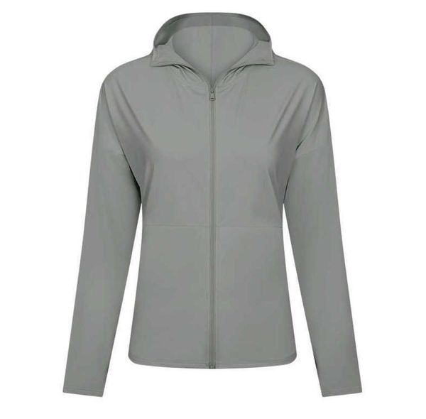 lu-04 sunscreen clothes running hooded women jacket yoga outfis sport leisures outdoor zipper fitness spring and summer gym top, Gray
lu-04 sunscreen clothes running hooded women jacket yoga outfis sport leisures outdoor zipper fitness spring and summer gym top, Gray