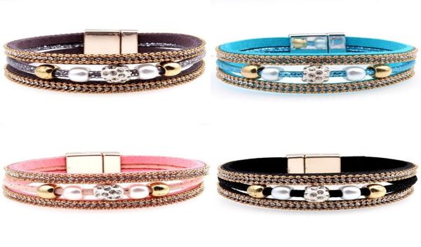 magnetic bracelet bangle crystal beaded leather wristband bracelet multilayer bracelets4060472, Golden;silver
magnetic bracelet bangle crystal beaded leather wristband bracelet multilayer bracelets4060472, Golden;silver