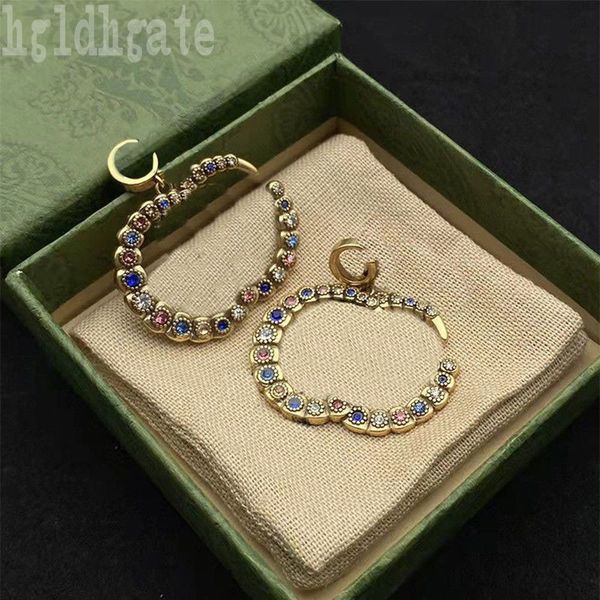 colorful crystal luxury earring diamond earrings gold color dangling letters jewellery ohrringe brass double g pendant earrings designer for, Silver
colorful crystal luxury earring diamond earrings gold color dangling letters jewellery ohrringe brass double g pendant earrings designer for, Silver