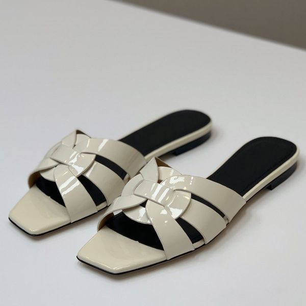 tribute woven sandals slippers slides heeled flat heels square open-toe shoes women's luxury designers patent leather outsole casual co, Black
tribute woven sandals slippers slides heeled flat heels square open-toe shoes women's luxury designers patent leather outsole casual co, Black