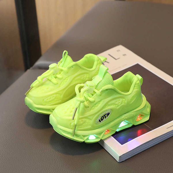 athletic outdoor new led children glowing shoes baby luminous sneakers boys lighting running shoes kids breathable mesh sneakers size 21-30, Black
athletic outdoor new led children glowing shoes baby luminous sneakers boys lighting running shoes kids breathable mesh sneakers size 21-30, Black