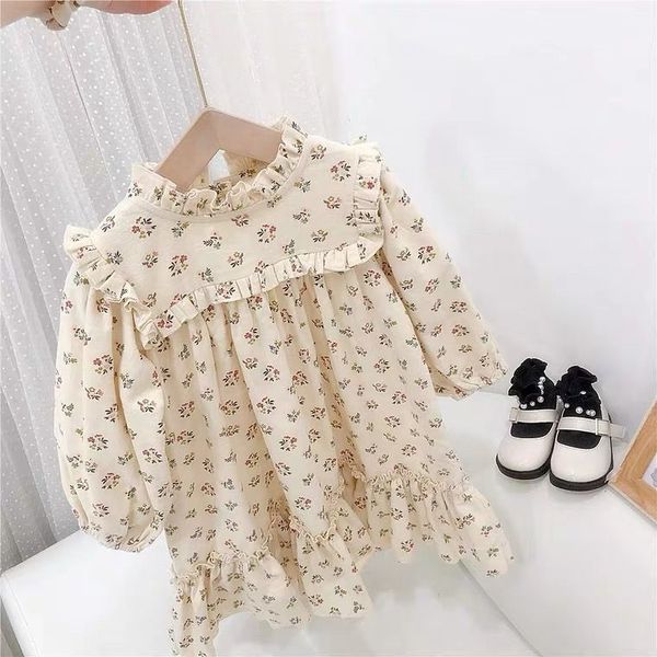 girls dresses children clothing spring autumn soft and elegant floral korean style loose cotton casual sweet 230410, Red;yellow
girls dresses children clothing spring autumn soft and elegant floral korean style loose cotton casual sweet 230410, Red;yellow
