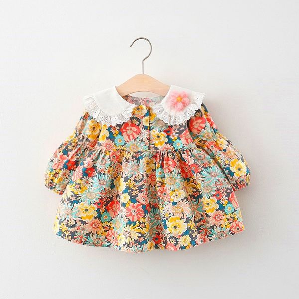 girls dresses autumn long sleeve from 1 to 4 years floral flower kids for cotton children clothes girl 230410, Red;yellow
girls dresses autumn long sleeve from 1 to 4 years floral flower kids for cotton children clothes girl 230410, Red;yellow