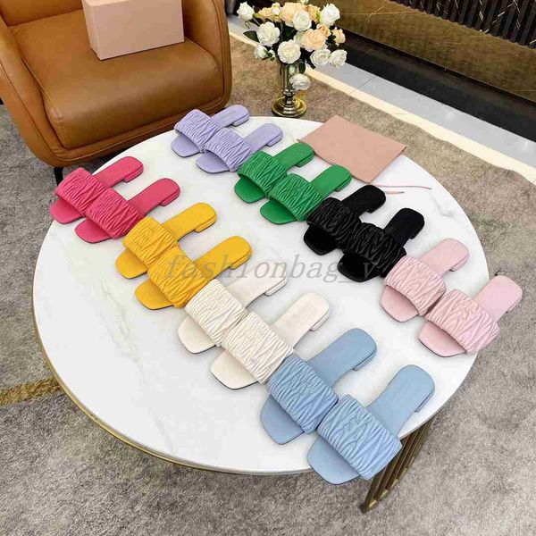 designer fashion sandals soft leather wrinkle slippers women flat shoes high heel sandals classic versatile colors, Black
designer fashion sandals soft leather wrinkle slippers women flat shoes high heel sandals classic versatile colors, Black