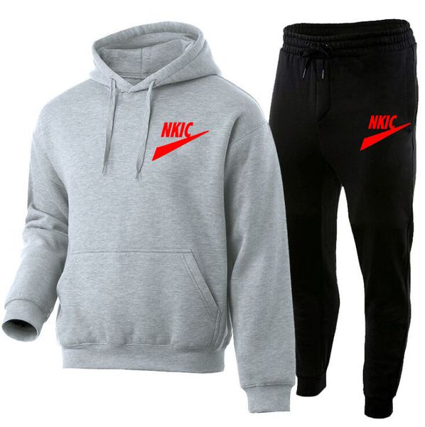 men's tracksuits jacket sweatpants men brand clothing two piece suit tracksuit fashion casual spring thin cotton sweatshirt sets, Gray
men's tracksuits jacket sweatpants men brand clothing two piece suit tracksuit fashion casual spring thin cotton sweatshirt sets, Gray