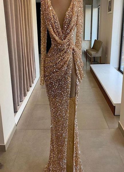 sparkly sequined prom dresses 2022 long sleeve high slit v neck mermaid rose gold dubai women formal evening gowns c0417q9636061, Black
sparkly sequined prom dresses 2022 long sleeve high slit v neck mermaid rose gold dubai women formal evening gowns c0417q9636061, Black