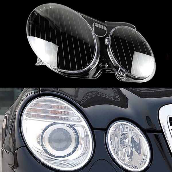 car front glass headlight cover auto lens caps shell lampshade for mercedes-benz e class w211 e240 e200 e350 e280 e300 2005~2008
car front glass headlight cover auto lens caps shell lampshade for mercedes-benz e class w211 e240 e200 e350 e280 e300 2005~2008