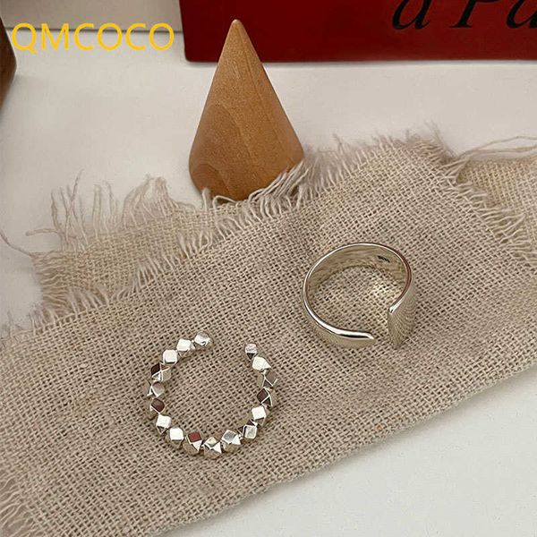 band rings qmcoco simple silver color finger ring for women couples ins fashion creative geometric birthday party fine jewelry cessories p23
band rings qmcoco simple silver color finger ring for women couples ins fashion creative geometric birthday party fine jewelry cessories p23