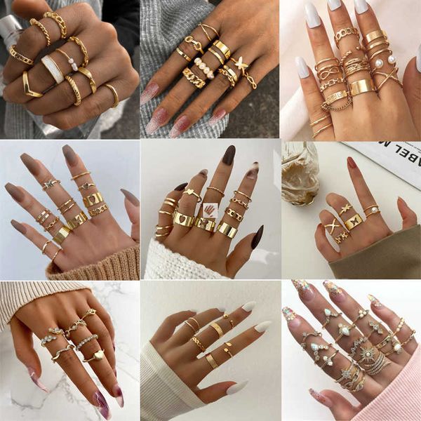 band rings bohemian vintage zircon ring set for women gold color boho butterfly moon heart geometric rings retro fashion jewelry gift p23041, Silver
band rings bohemian vintage zircon ring set for women gold color boho butterfly moon heart geometric rings retro fashion jewelry gift p23041, Silver