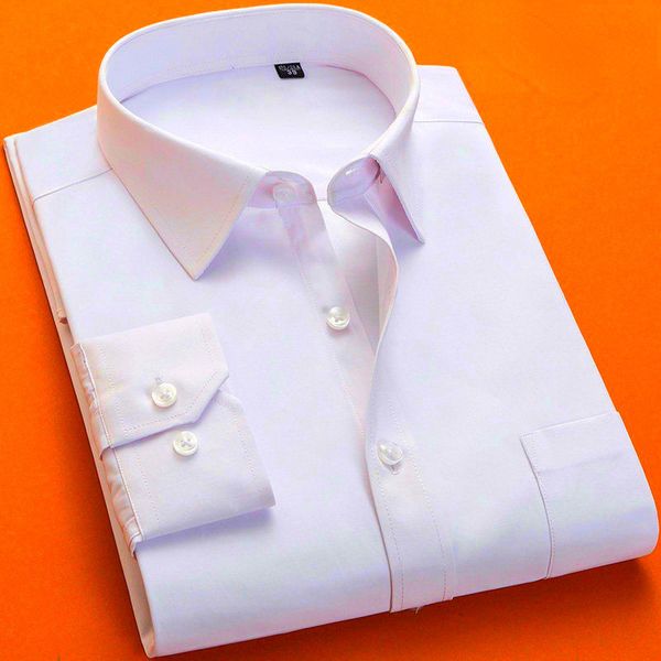 men's casual shirts short sleeve white twill shirt for men slim fit solid color business formal dress shirt non-iron anti-wrinkle male, White;black
men's casual shirts short sleeve white twill shirt for men slim fit solid color business formal dress shirt non-iron anti-wrinkle male, White;black