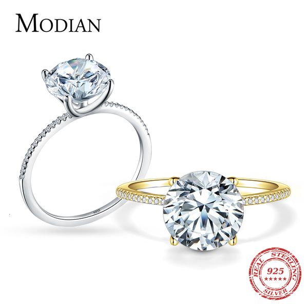 wedding rings classic luxury real solid 925 sterling silver ring 3ct 10 hearts arrows zircon wedding jewelry rings engagement for women 2304, Slivery;golden
wedding rings classic luxury real solid 925 sterling silver ring 3ct 10 hearts arrows zircon wedding jewelry rings engagement for women 2304, Slivery;golden