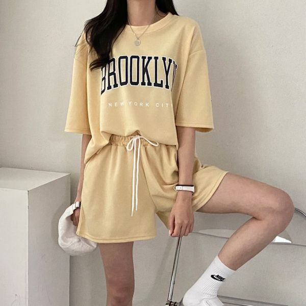 women s tracksuits cotton suit t shirt and shorts sets for women 2023 summer brooklyn print two piece classic oversized 230411, Gray
women s tracksuits cotton suit t shirt and shorts sets for women 2023 summer brooklyn print two piece classic oversized 230411, Gray