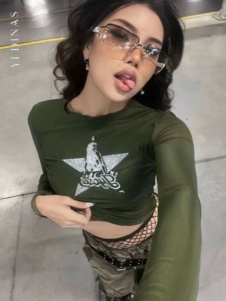 men's tshirts yedinas american retro mesh long sleeve t women clothes see through y2k skinny green stars graphic tee femme 230411, White;black
men's tshirts yedinas american retro mesh long sleeve t women clothes see through y2k skinny green stars graphic tee femme 230411, White;black